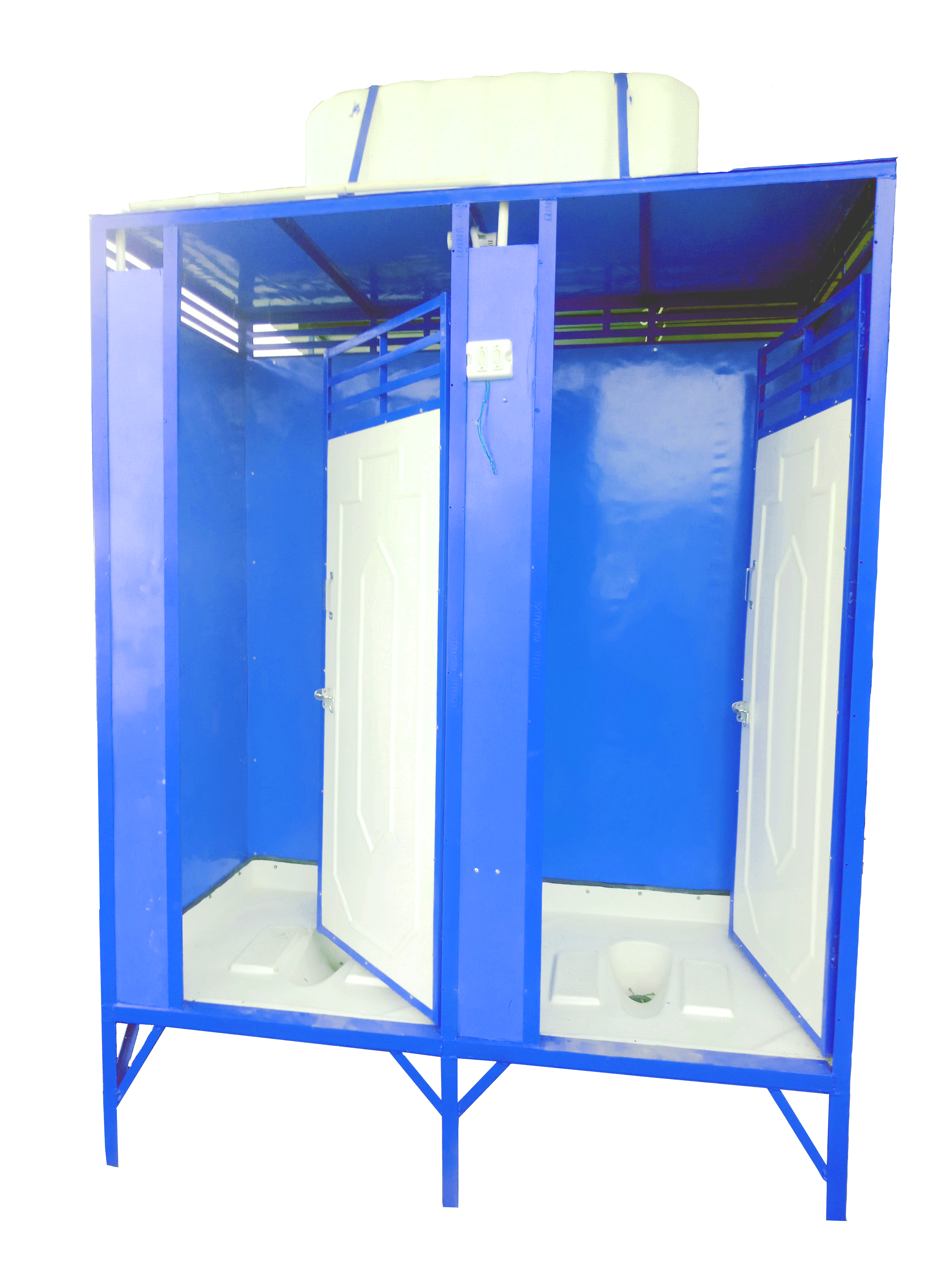 02 FRP Portable Toilet Cabin (Indian Style)